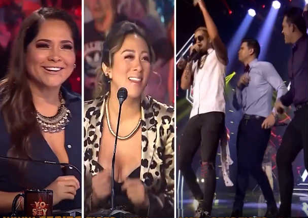 Imitadores de La Charanga Habanera armaron la fiesta en el set de 'Yo soy'