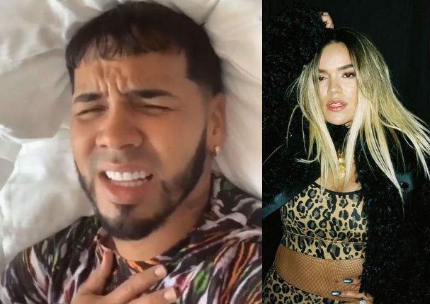 Anuel se divierte en discoteca con una mujer y no es Karol G (VIDEO)