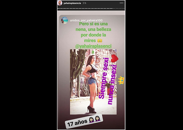 Yahaira Plasencia comparte fotos inéditas de cuando tenía 17 y 18 años