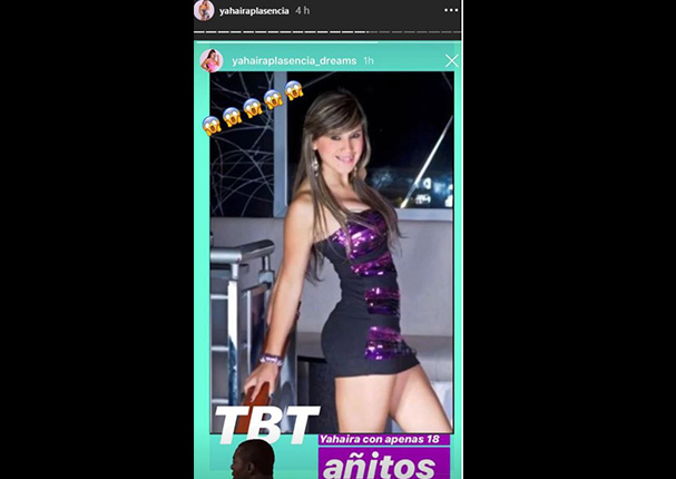 Yahaira Plasencia comparte fotos inéditas de cuando tenía 17 y 18 años