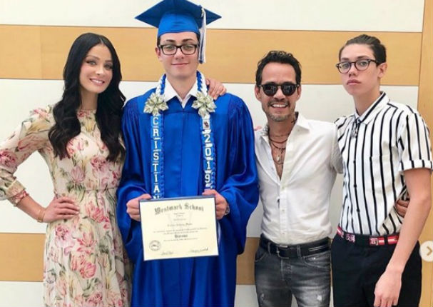 Hijos de Marc Anthony tuvieron emotivo reencuentro (VIDEO)