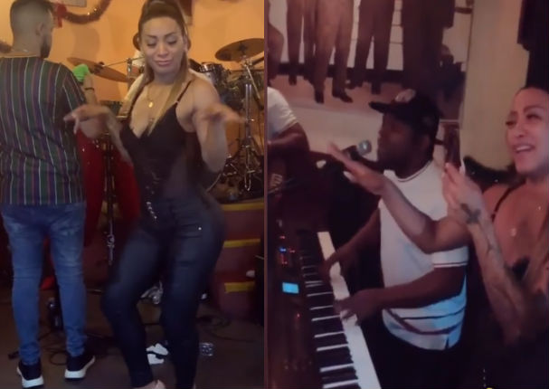 Paula Arias se relaja... Al ritmo de Combinación de La Habana (VIDEO)
