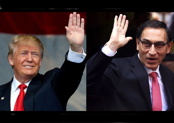 Donald Trump ofrece ayuda al presidente Martín Vizcarra para enfrentar el Covid-19