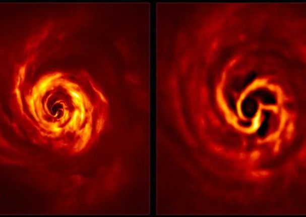 Telescopio capta el nacimiento de un planeta