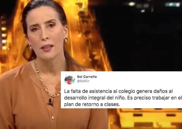 Periodista pide que niños vuelvan a clases y desata la polémica