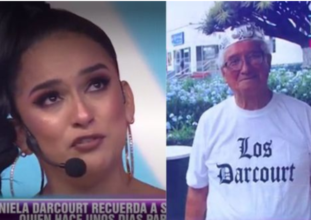 Daniela Darcourt canta en honor a su abuelito en programa de televisión