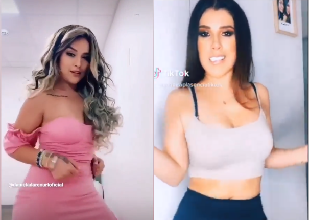 Daniela Darcourt y Yahaira Plasencia demuestran sus mejores movimientos