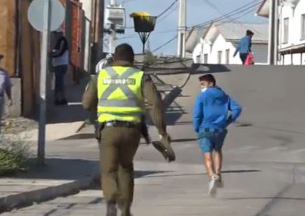 Chileno escapa de policía al no querer ser miembro de mesa