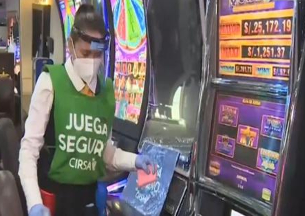 Casinos empiezan a operar con el 40% de su aforo