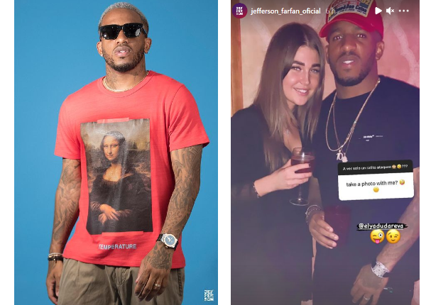 Jefferson Farfán publica foto junto a una joven rusa Elya Gudaeva