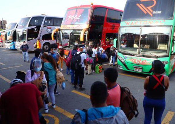 Hasta hoy se podrá hacer viajes interprovinciales terrestres