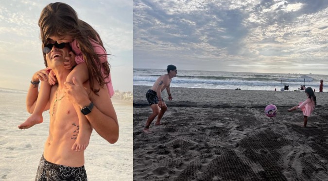 'Gato' Cuba se emocionó con la idea de que su hija sea futbolista en un futuro | VIDEO