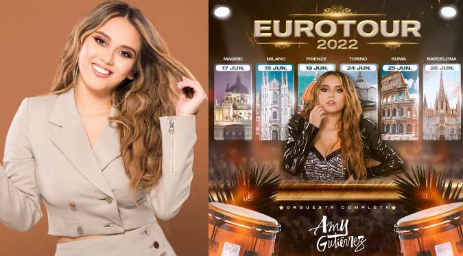 Amy Gutiérrez anuncia su primera gira por Europa | FOTO