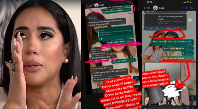 ¡Explotó!: Melissa Paredes arremete contra 'Gato' Cuba y publica chats privados con exesposo | VIDEO