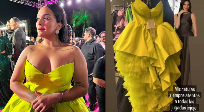 CONOCE el PRECIO del VESTIDO que LUCIÓ DANIELA DARCOURT en PREMIO LO NUESTRO | VIDEO