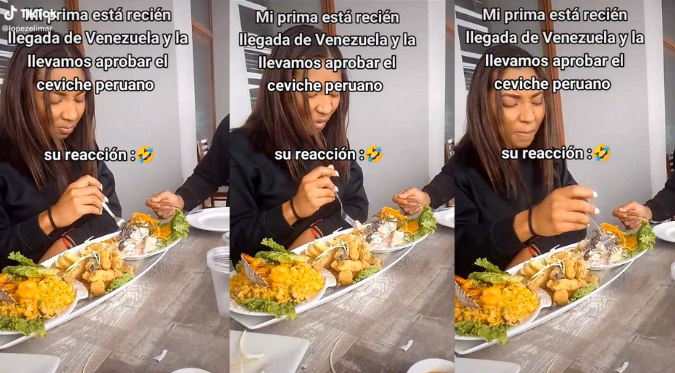 VENEZOLANA PRUEBA CEVICHE POR PRIMERA VEZ y su REACCIÓN IMPACTÓ a MILES | VIDEO