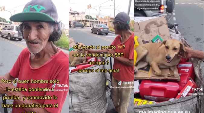 Le OFRECEN 80 DÓLARES a RECICLADOR por su PERRITO y TUVO CONMOVEDORA RESPUESTA que IMPACTÓ a INTERNET | VIDEO