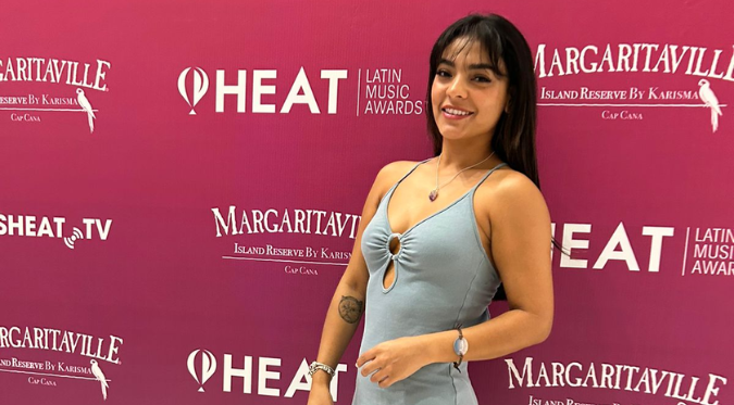 CIELO TORRES se PREPARA para CANTAR a la PRENSA y ARTISTAS INTERNACIONALES en los PREMIOS HEAT