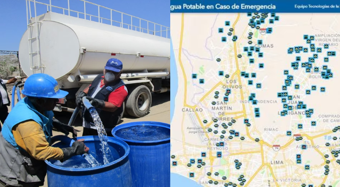 CORTE de AGUA EN LIMA: CONOCE LOS PUNTOS de ABASTECIMIENTO DE AGUA POTABLE | VIDEO