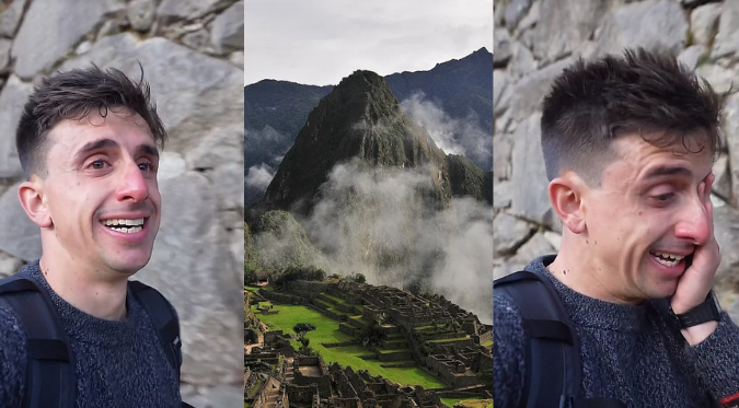 ITALIANO VISITÓ MACHU PICCHU por PRIMERA VEZ y NO AGUANTÓ las LÁGRIMAS: “Perú es una maravilla” | VIDEO