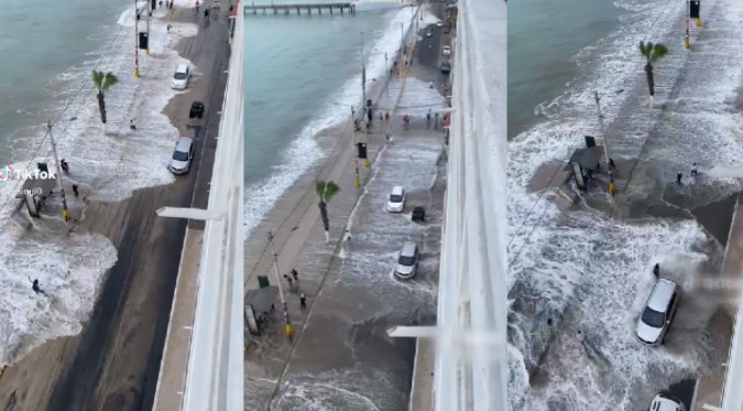 ¡Lo último!: Mar se DESBORDA y ASUSTA a vecinos del Callao | VIDEO